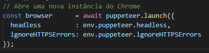 Instância do Chrome